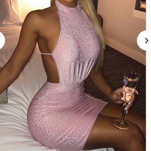 Pink Mini Dress